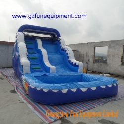 Wave Inflatable water slide