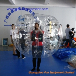 TPU bubble ball with window factory /  bumper ball