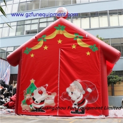 Customized design inflatable Santa's Grotto Christmas advertising inflatable