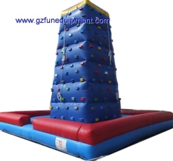 inflatable rock wall