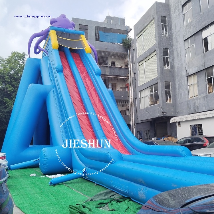 Octopus inflatable slideswith EN14960 Test report factory prcie