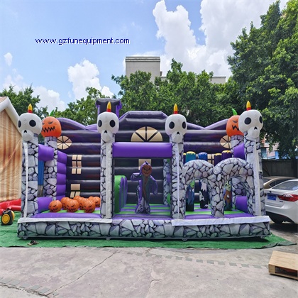 All Saints Day inflatable amusement park