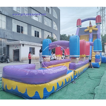 Watermelon ice cream inflatable slides