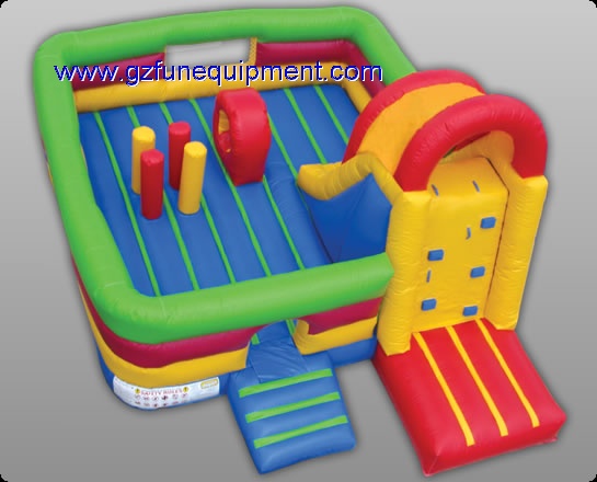 inflatable bounce slide