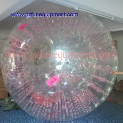 Pink zorb ball