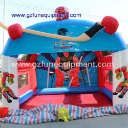 Hockey inflatable goal post outdoor games