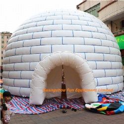 Giant pvc inflatable igloo / inflatable tent for party