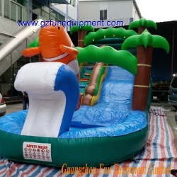 Shark Inflatable water slide / inflatable slide to buy