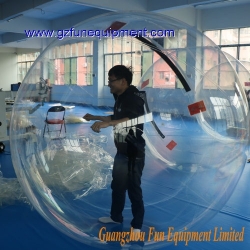 Funny TI Zipper  bubble zorb for water park games