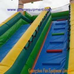 12*4*5.8m Inflatable Jungle water slide