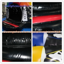 Disco bouncer castle with led lighting