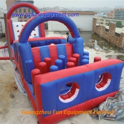 Run and Climb inflatable obstacle cousre