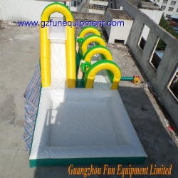 36*17.8ft tunnel inflatable water slide