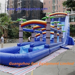 Huge inflatable jungle water slide / water slide factory