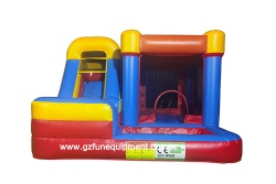 Outdoor 4.5x4.5m mini bounce house inflatable jumping house kids home use combo inflatable castle for sale