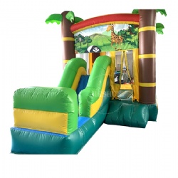 Hot selling inflatable jumper animal theme mini home use inflatable bounce house combo castle for kids