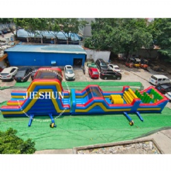 Giant inflatable bouncy castle