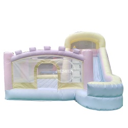 Castle Macaron inflatable bouncy castle