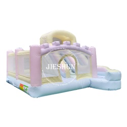 Castle Macaron inflatable bouncy castle