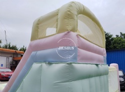 Castle Macaron inflatable bouncy castle