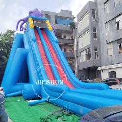 Octopus inflatable slides