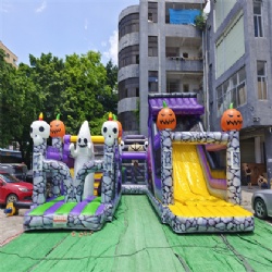 All Saints Day inflatable amusement park