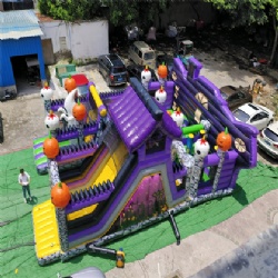 All Saints Day inflatable amusement park