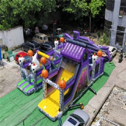 All Saints Day inflatable amusement park