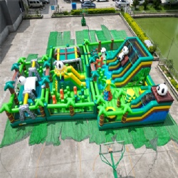 panda commercial inflatable amusement park