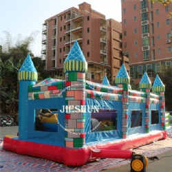 castle inflatable obstacle course