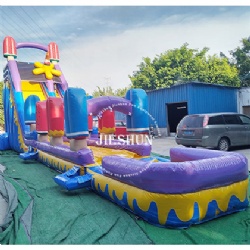 Watermelon ice cream inflatable slides