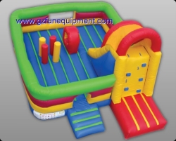 inflatable bounce slide